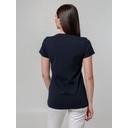 Футболка женская T-bolka Stretch Lady, темно-синяя (navy), размер S