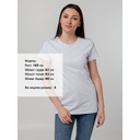 Футболка женская T-bolka Stretch Lady, белая, размер S
