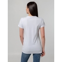 Футболка женская T-bolka Stretch Lady, белая, размер S
