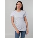Футболка женская T-bolka Stretch Lady, белая, размер XXL