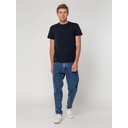 Футболка мужская T-bolka Stretch, темно-синяя (navy), размер 3XL