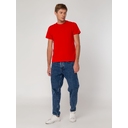 Футболка мужская T-bolka Stretch, красная, размер M