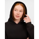 Худи унисекс оверсайз Easy Street, черное, размер XS/S