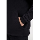 Худи оверсайз унисекс Kosmos, черное, размер XS/S