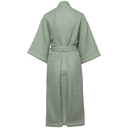 Халат вафельный женский Boho Kimono, зеленая мята, размер M (44-46)