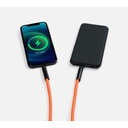 Кабель-ланьярд energyFlex Power Delivery 60 Вт, оранжевый