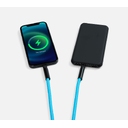 Кабель-ланьярд energyFlex Power Delivery 60 Вт, голубой