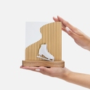 Стела Bravura, золотистая c 3D-элементами