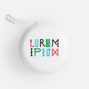 Антистресс-игрушка йо-йо Loopy, белая