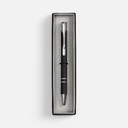 Ручка шариковая Keskus Soft Touch в футляре, черная