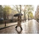 Зонт складной Regenfall, черный