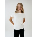 Футболка детская T-Bolka Kids, белая (теплый оттенок), 6 лет