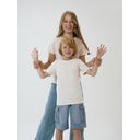 Футболка детская T-Bolka Kids, молочно-белая, 6 лет