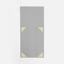 Коробка складная Quadra Fold, серая