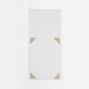 Коробка складная Quadra Fold, белая