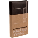 Аккумулятор Uniscend Half Day Type-C 5000 мАч, черный
