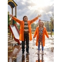 Дождевик детский RainDrop Kids, оранжевый, 8 лет (рост 118-128)