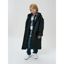 Дождевик детский RainDrop Kids, черный, 8 лет (рост 118-128)