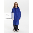 Дождевик детский RainDrop Kids, ярко-синий, 8 лет (рост 118-128)