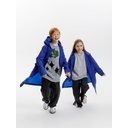 Дождевик детский RainDrop Kids, ярко-синий, 8 лет (рост 118-128)