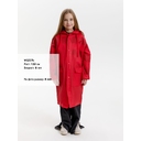 Дождевик детский RainDrop Kids, красный, 8 лет (рост 118-128)
