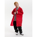 Дождевик детский RainDrop Kids, красный, 8 лет (рост 118-128)