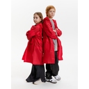 Дождевик детский RainDrop Kids, красный, 8 лет (рост 118-128)