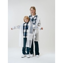 Дождевик детский RainDrop Kids, белый, 8 лет (рост 118-128)