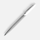 Ручка шариковая Dagger Soft Touch, белая