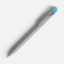 Ручка шариковая Prodir DS1 TMM Dot, серая с голубым