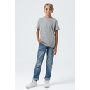 Футболка детская Regent Fit Kids, серый меланж, на рост 96-104 см (4 года)