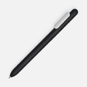 Ручка шариковая Swiper Soft Touch, черная с белым