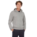 Толстовка мужская Hooded Full Zip серый меланж, размер XXL
