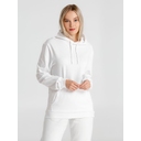 Толстовка с капюшоном унисекс Hoodie, белая, размер M