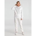 Толстовка с капюшоном унисекс Hoodie, белая, размер S