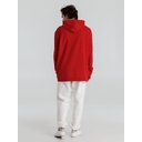 Толстовка с капюшоном унисекс Hoodie, красная, размер S