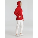 Толстовка с капюшоном унисекс Hoodie, красная, размер S