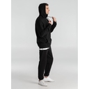 Толстовка с капюшоном унисекс Hoodie, черная, размер S