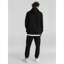 Толстовка с капюшоном унисекс Hoodie, черная, размер S