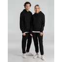 Толстовка с капюшоном унисекс Hoodie, черная, размер S
