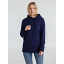 Толстовка с капюшоном унисекс Hoodie, темно-синяя, размер S