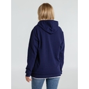 Толстовка с капюшоном унисекс Hoodie, темно-синяя, размер S