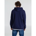 Толстовка с капюшоном унисекс Hoodie, темно-синяя, размер S