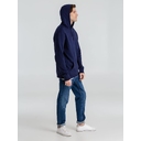 Толстовка с капюшоном унисекс Hoodie, темно-синяя, размер S