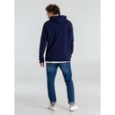 Толстовка с капюшоном унисекс Hoodie, темно-синяя, размер S