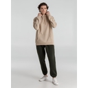 Толстовка с капюшоном унисекс Hoodie, бежевая, размер XS