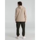 Толстовка с капюшоном унисекс Hoodie, бежевая, размер XS