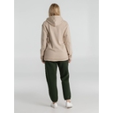 Толстовка с капюшоном унисекс Hoodie, бежевая, размер XS