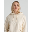 Толстовка с капюшоном унисекс Hoodie, светло-желтая, размер S
