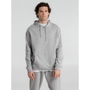 Толстовка с капюшоном унисекс Hoodie, серый меланж, размер S